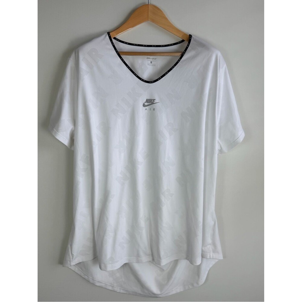 Nike Air Dri-FIT White Open Back Training Top 3X